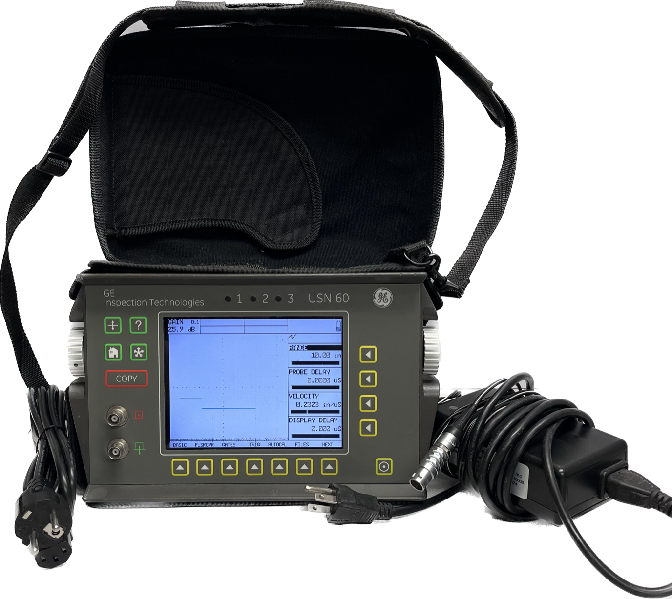 GE Inspection Technologies (Krautkramer) USN60 Ultrasonic Flaw Detector BNC